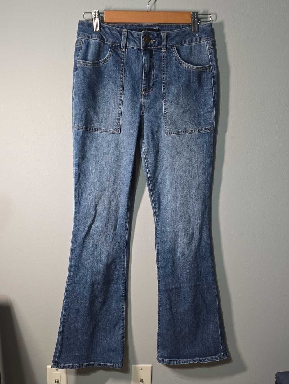 d. jeans Women's Size 4 Blue Skinny Jeans Fatigue Style Pockets Bootcut